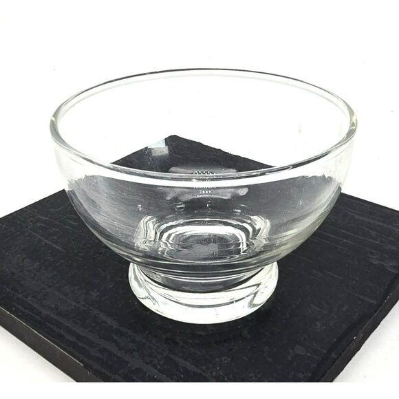 Clear Glass Footed Sherbert Dessert Bowls With Minimalist Design Set of 5 JJ3806 - Picture 5 of 9